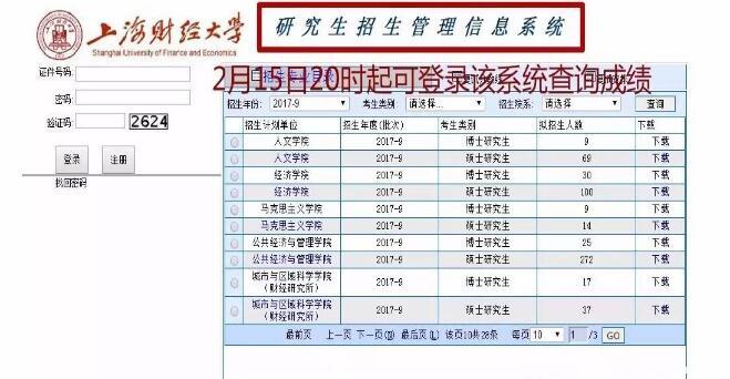 上財2017MBA聯(lián)考成績查分2月15日、常規(guī)面試安排