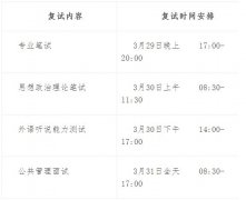 山東師范大學2019年公共管理碩士（MPA）研究生復(fù)試工作安排